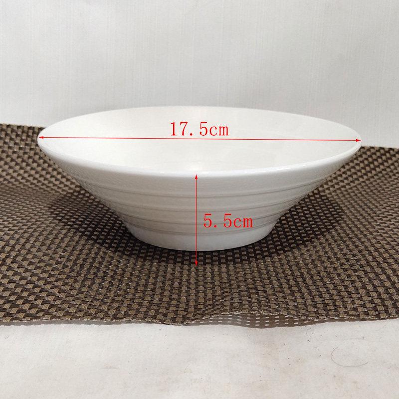 

Set of 3 Retro Ceramic Noodle Bowls - Free Shipping, Various Colors, Perfect for Ramen, Rice, and Liangpi.