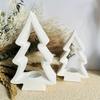 Xmas Ornaments Candlestick Silicone Mold DIY Handmade Christmas Tree Plaster Concrete Resin Candle Holder Craft Molds Home Decor