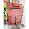 Ziegenleder Tasche Rucksack Laptop Rucksack Herren Echt Reise Damen