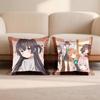 A-Alya Hides Feelings Cushion Cover Comfortable Reversible Pillow Cover Ideal for Car Sofa Bedroom & Beyond