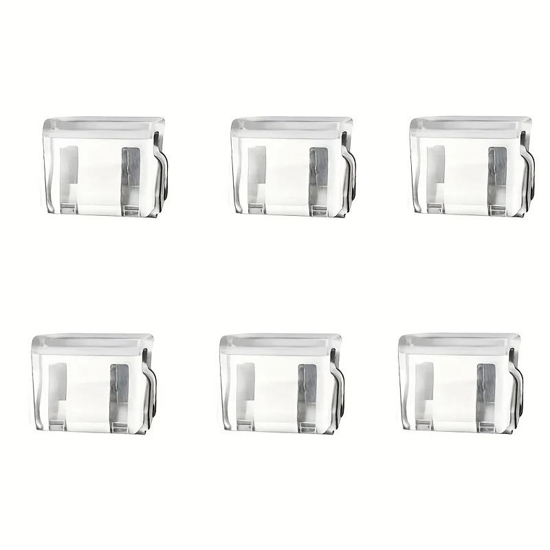 

6/pcs Invisible Leg Shortening Clip, Non-slip Pants Edge Clip, Used for Anti-drag Pants Hem Fixing Device, Seam-free Hidden