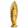 Buddha Statue Shaka Nyorai 15.7cm (gold Plated/24k Gold) Sculptor: Makita Shuun Original Model: "Soto, Rinzai, Tendai" Takaoka Bronzeware