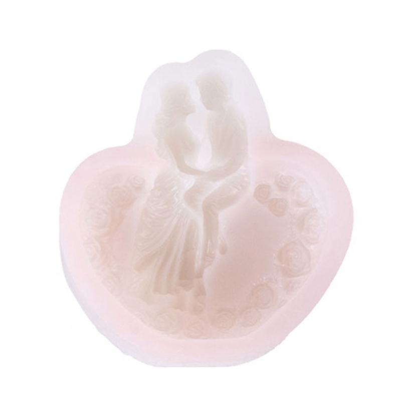 Rose Heart Silicone Molds for Making Soap Wedding Decoration Easy Demolding Epoxy Resin Molds