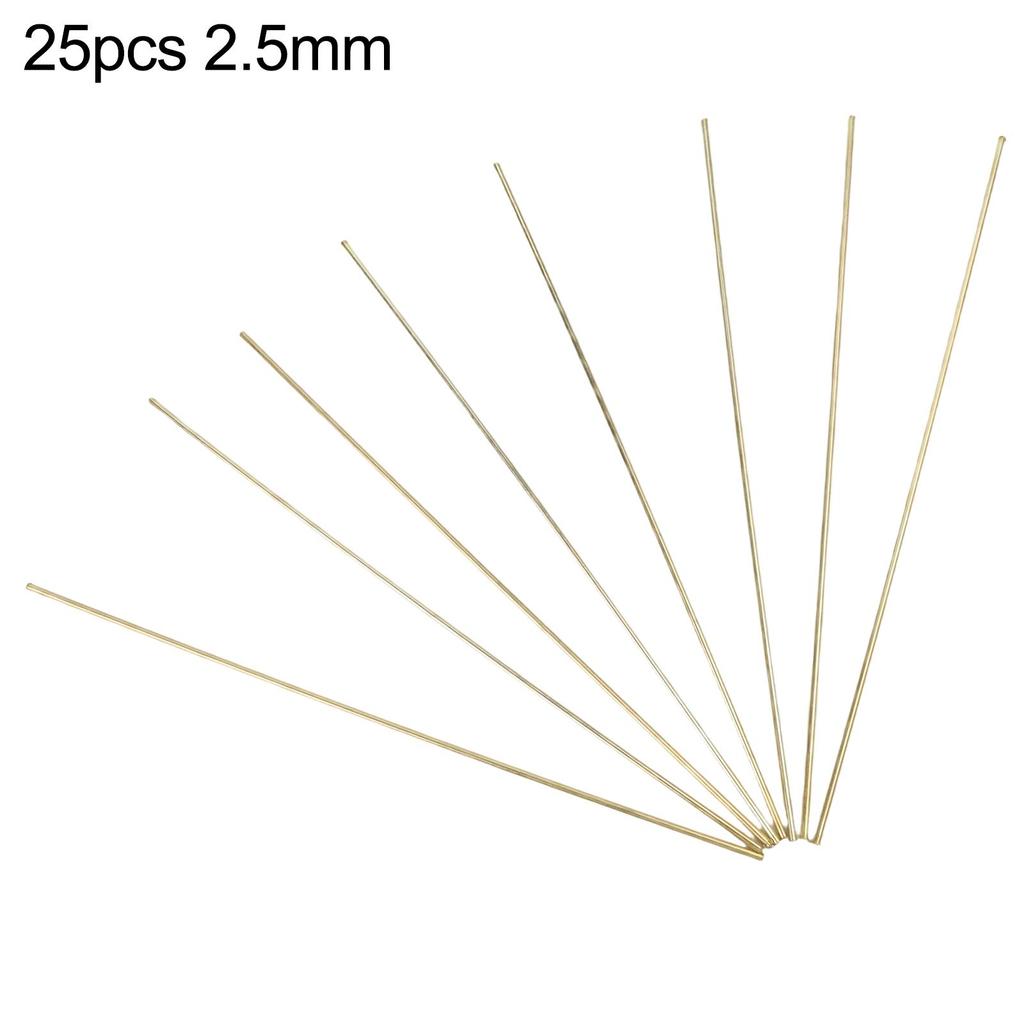 25PCS Brazing Rods Brass Solder Welding Rod for Oxyacetylene Gas Welding 250mm