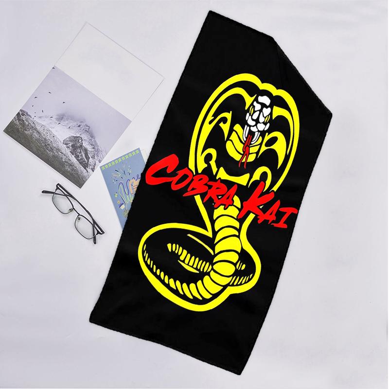 Cobra Kai Fashion Beach Towel: Ideal for Summer Adventures Soft, absorbent and quick drying suitable for swimming and bathing