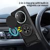 For Honor X9C X9B X9A X50 X60 Pro Smart/Magic 5 6 7 Lite Camera Rotating Sliding Cover Car Magnetic Ring Double Stand Phone Case