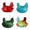 Glass Hen Candy Dish,Decorative Covered Candy Bowl with Lid Crystal Glass Chicken Shape Candy Jar Snacks Bowl Gift