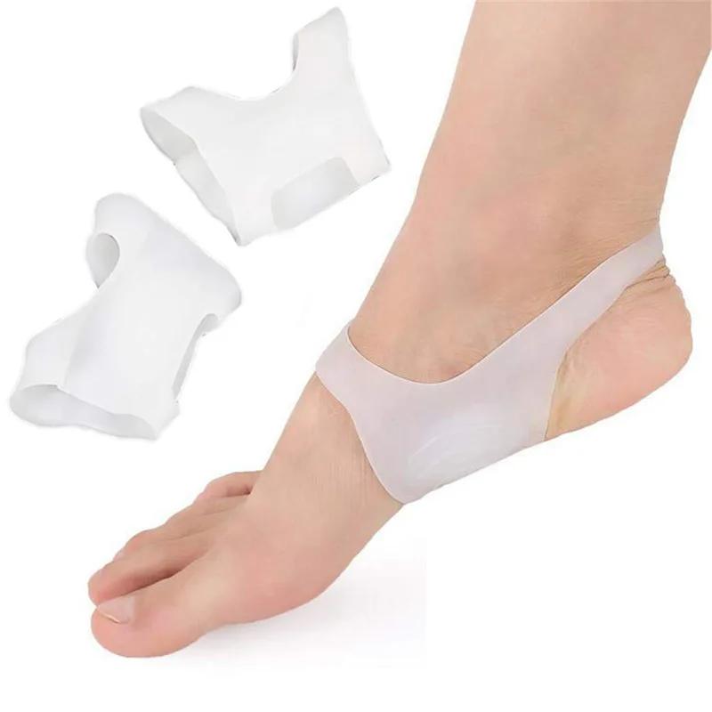 O-type Foot Corrector Arch Support Sleeves Insoles Pads No Slip Shoes Silicone Orthopedic Insoles Foot Care Tools