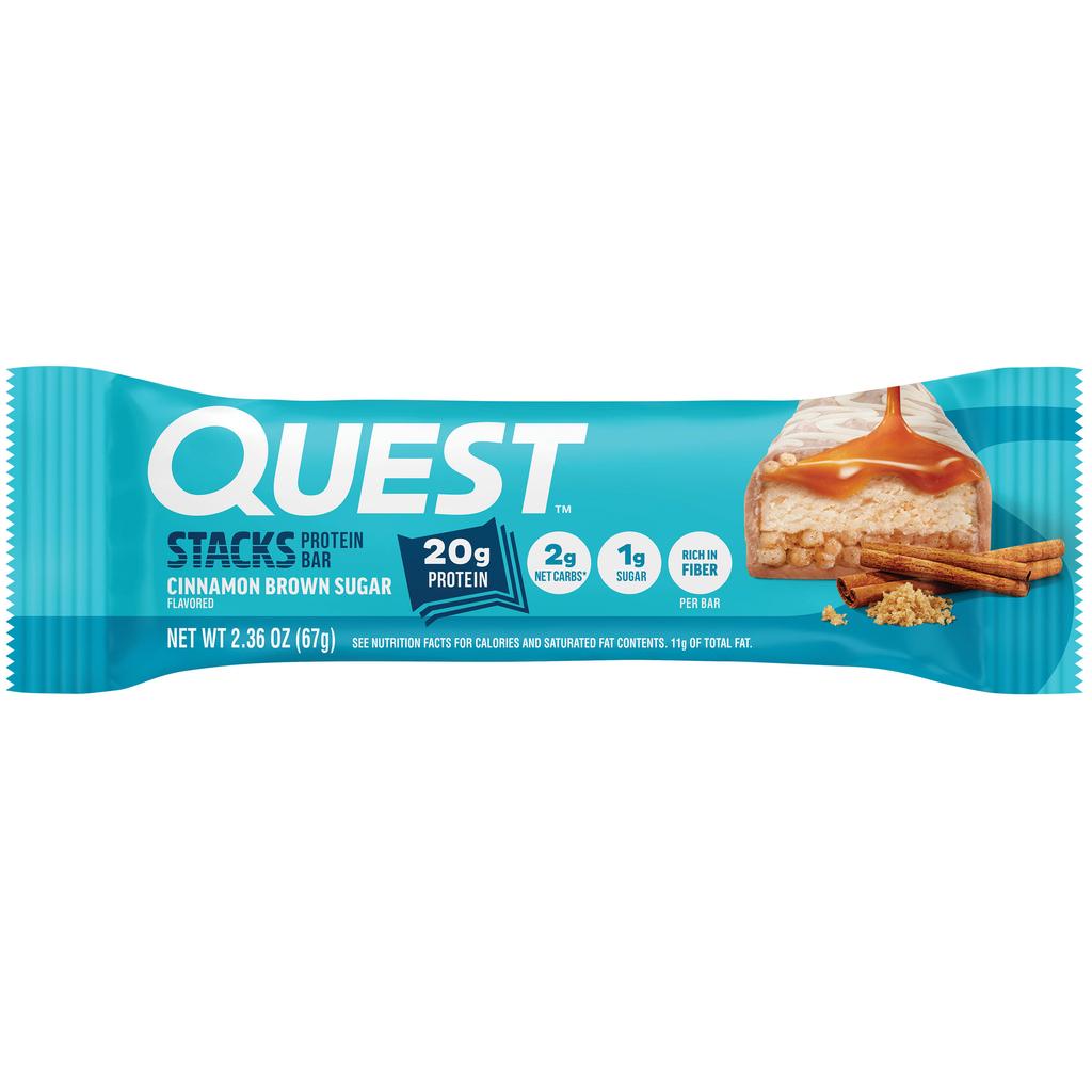 Quest Nutrition, Stags, Protein Bars, Cinnamon Brown Sugar, 12 Bars, 67g (2.36oz) each