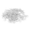100Pcs Question Mark Shaped Paper Clips Bulk Mini Bookmarks Clamp with Transparent Box School Supplies