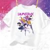 Huntrix Kpop Demon Hunters T-Shirt for Boys Girls T-shirt Fans Gift Summer Crew Neck Short Sleeve Tees Fashion Kids T-shirt
