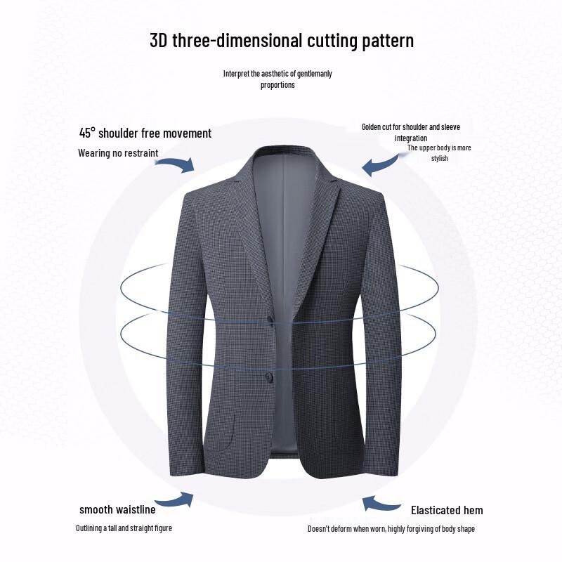 Shanshan Men's Business Casual Suit Jacket