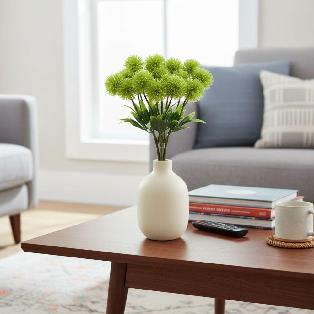 Realistic Fake Chrysanthemum Ball Chrysanthemum Artificial Flower Branch Photography Prop