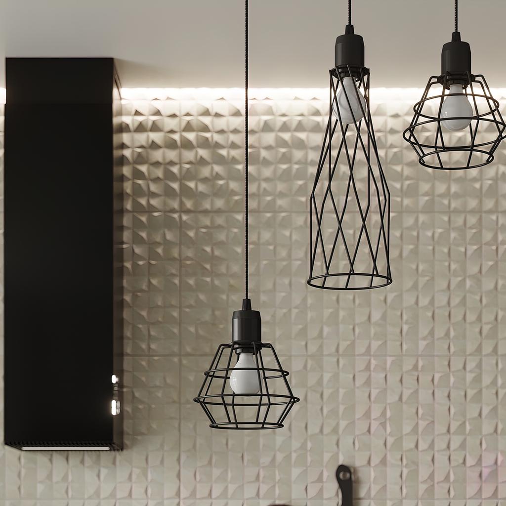 Wall Lamp Suba 1 E27 Black Sollux Sl.1164