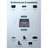 HDMI-kompatibler Switch Bidirektional 2.0 Splitter 1x2/2x1 Adapter 2 in 1 out Konverter für PS4 Pro/4/3 TV-Box 4K Switch