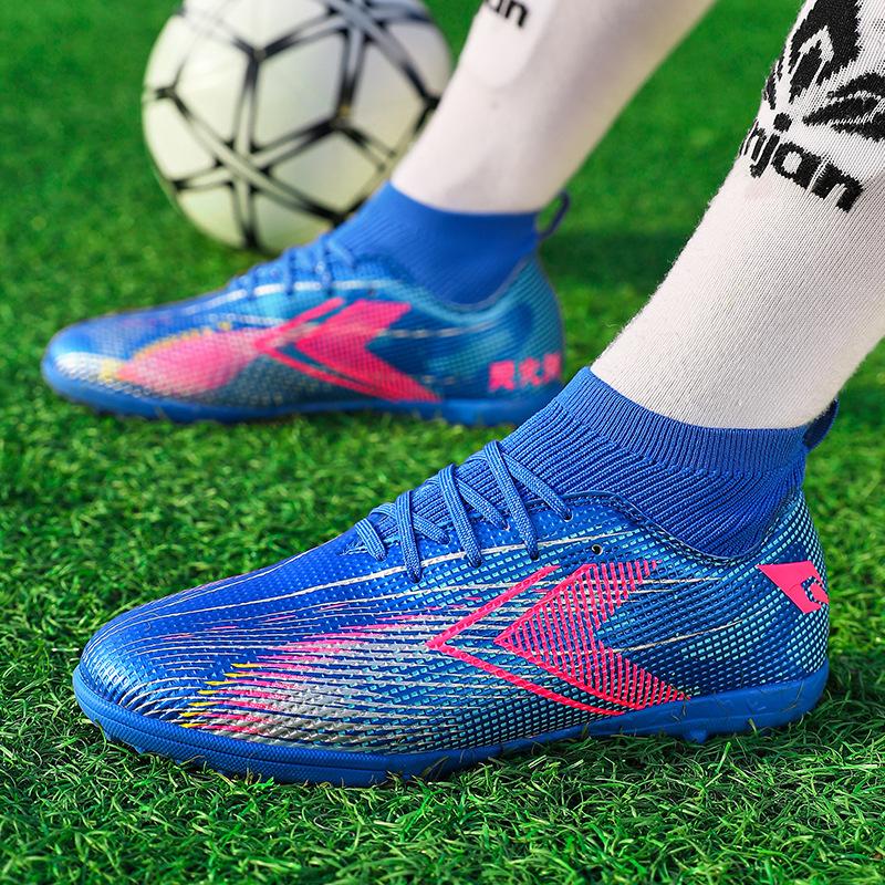 World Cup Kids Soccer Boots Men's Teenage Students Women's TF Broken Nails AG Spike Competition Training Sneakers