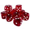 Candy Color Dice 10pcs 6 Sided Translucent Dice Acrylic Game Dice Set
