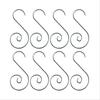 20PCS Christmas Ornament S-Shaped Metal Hook Holder Xmas Tree Balls Pendant Hanging Hooks New-Year Party Decoration Supplies