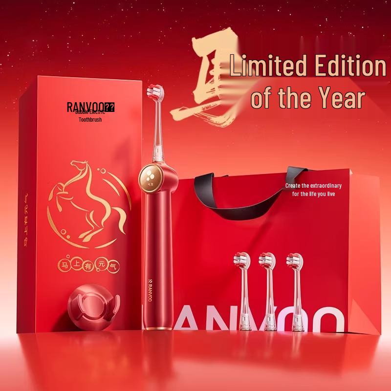 

RANVOO PH5 Струйная электрическая зубная щетка вилка CN (адаптер в комплекте) Standard
