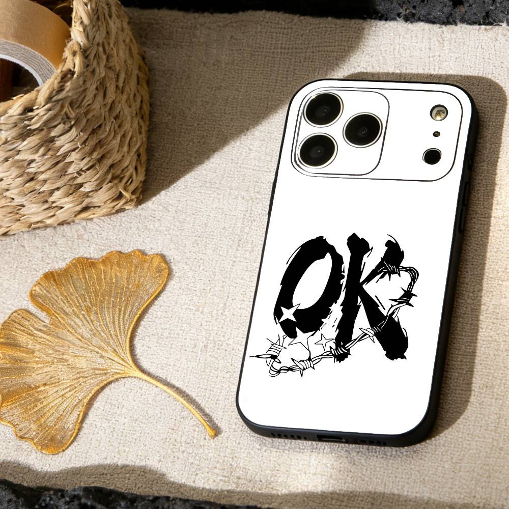 Handwritten Quote Art Phone Case For iPhone 17, 16,15,14,13,12,11 X XR Plus,Others Soft Black Cover