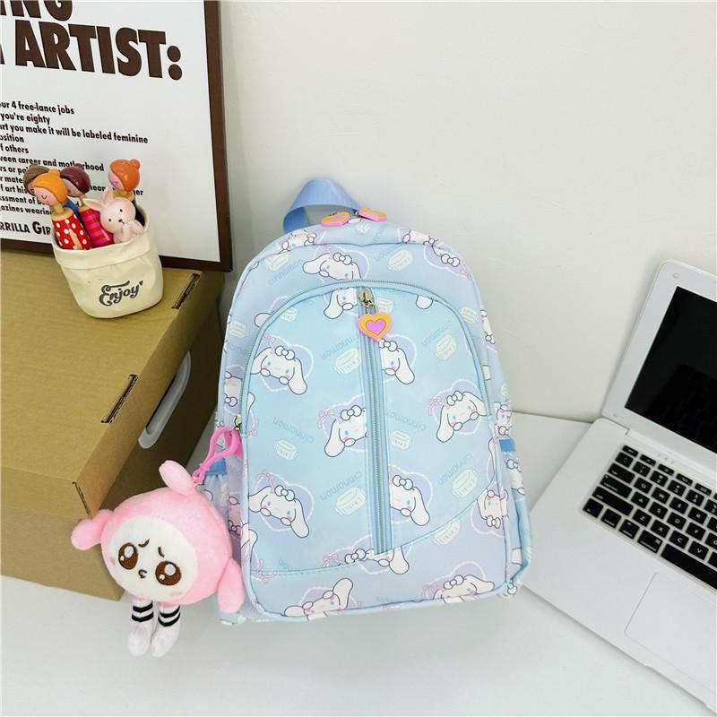 New Cartoon Canvas Backpack For Kids Outdoor Travel Sweet Style 20-35l Capacity Girls