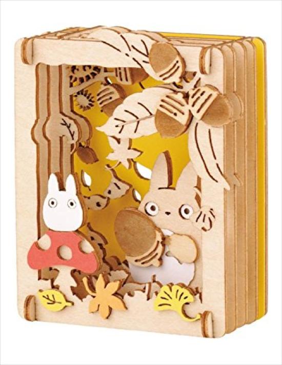 Ensky Paper Theater My Neighbor Totoro Acorn Finding -Wood Style- PT-W02
