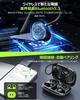 Wireless Bluetooth Touch LED Battery Level Sweatproof Earbuds, 5.3 Compatible, Control, Indicator, (Black)
