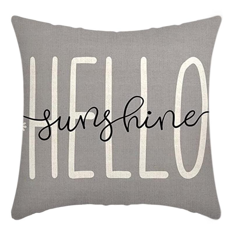 New Tropical Plant Leaves Rainforest Linen Cushion Pillow Cover