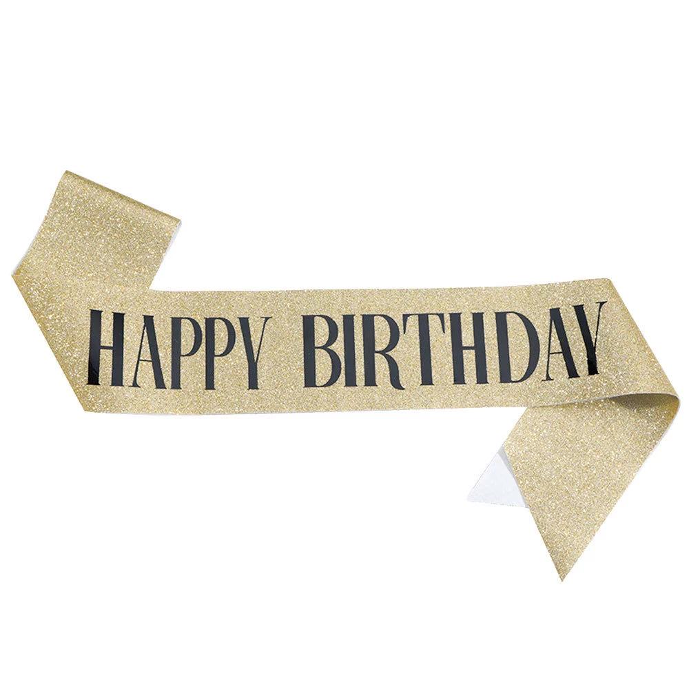 Birthday Celebration Headband, Hair Clip, Sash, and Baking Gift Set - Perfect Photo Props and Decorations for Girls