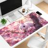 Kawaii Panda Schreibtischmatte Niedliches Gaming-Mauspad Rutschfeste Gummi-Tastaturmatte Erweiterte Tisch-Laptop-Büro-Spiel-Dekor-Zubehör