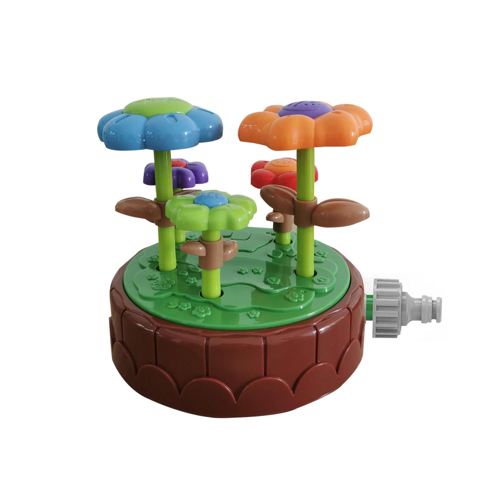 

(Цвета цветов отправляются случайным образом)Водный спрей-цветок, уличный разбрызгиватель, игрушка для игр с водой One Size зелёный