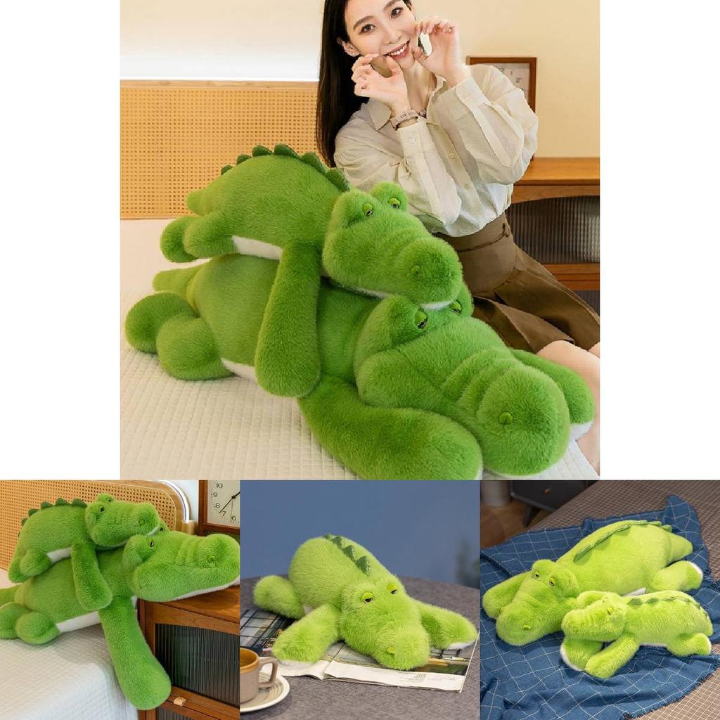 Adorável Almofada de Pelúcia Macia de Jacaré Para Meninas Presente Perfeito Para Amigos e Namorados