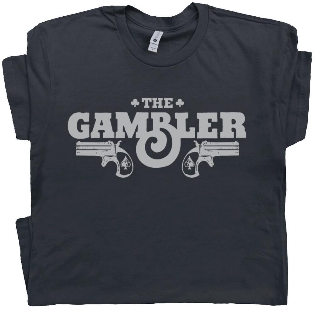 

Gambler T Shirt Vintage Poker Las Vegas Hunter S Thompson Outlaw Country Music 2XL