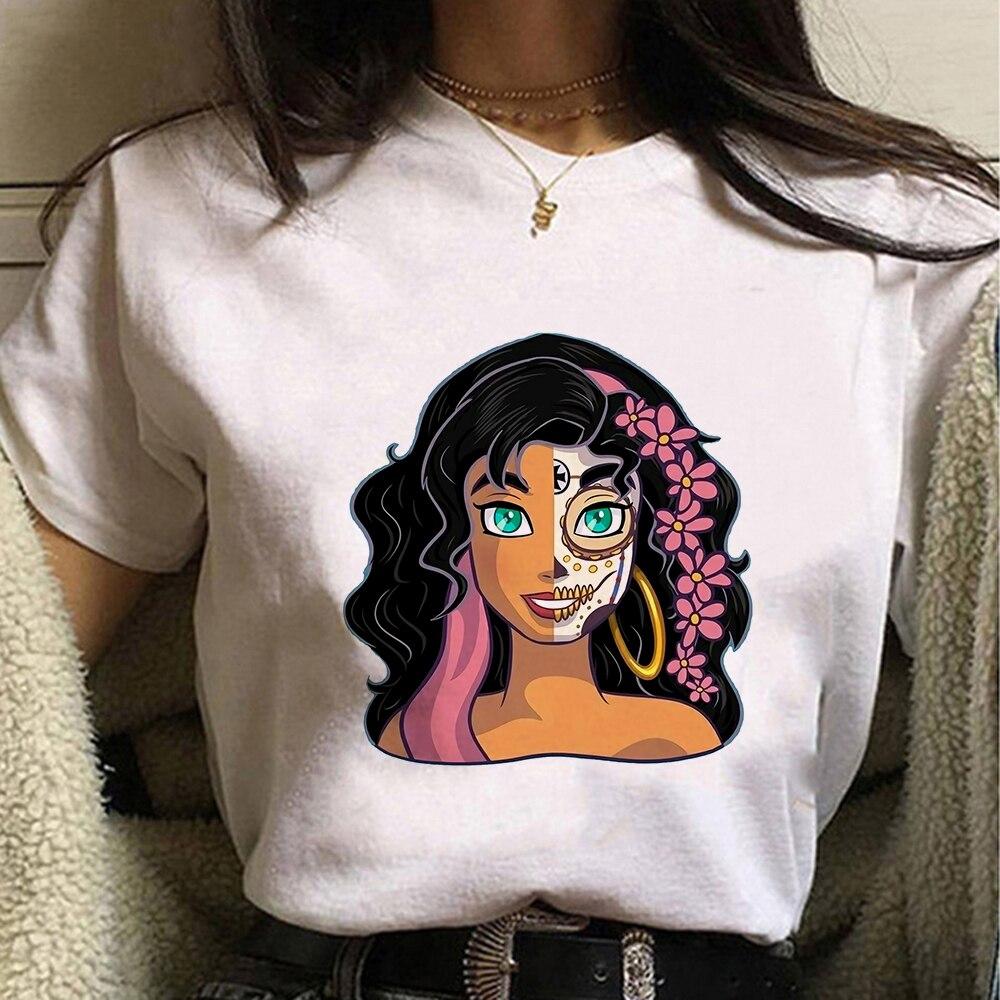T Shirt Women Princess Aurora Print 