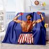 The Champion of Boxing 3D Printed Blanket Rock-y Character Blanket for Fans Bedding Bedspread Sofa Air Condition Warming Cover