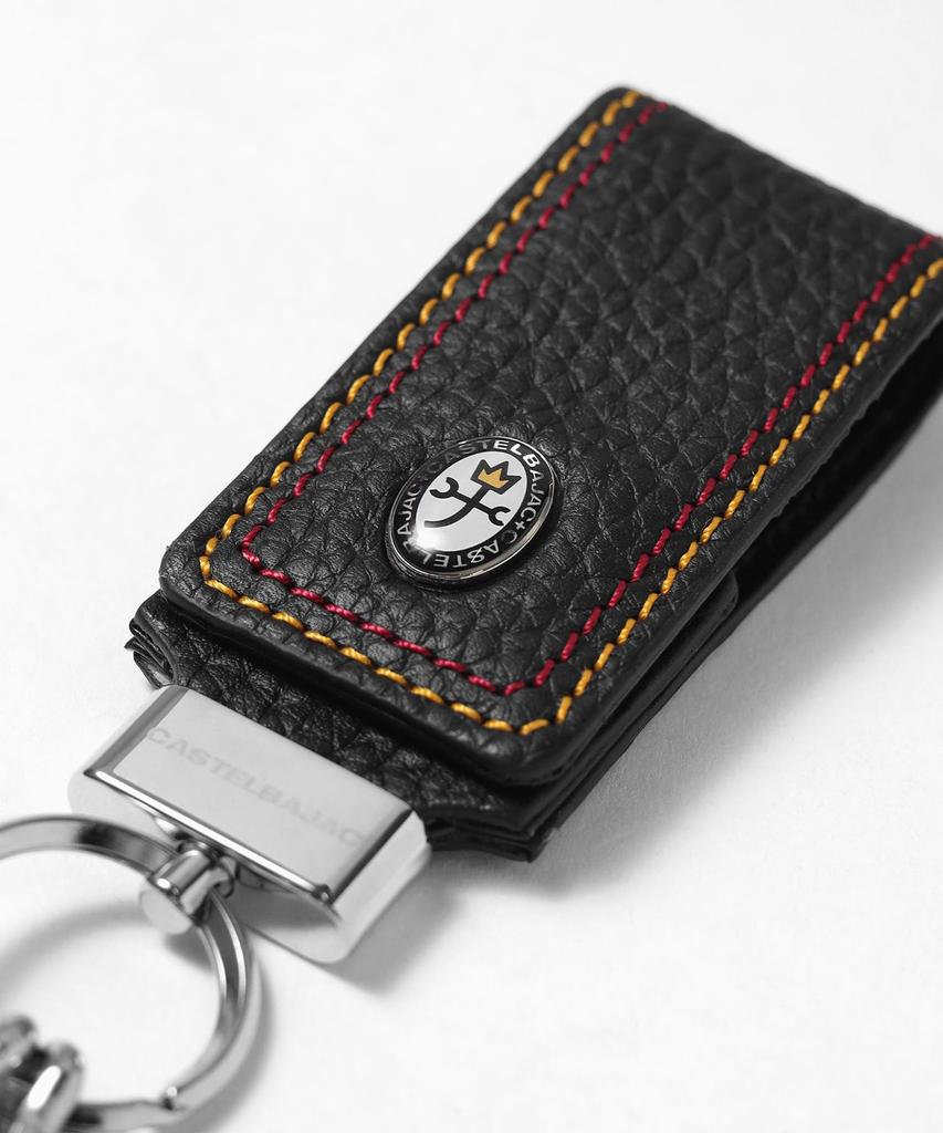 Castelbajac Black Thread x H9 x D1 cm Men's Keychain, W3.5