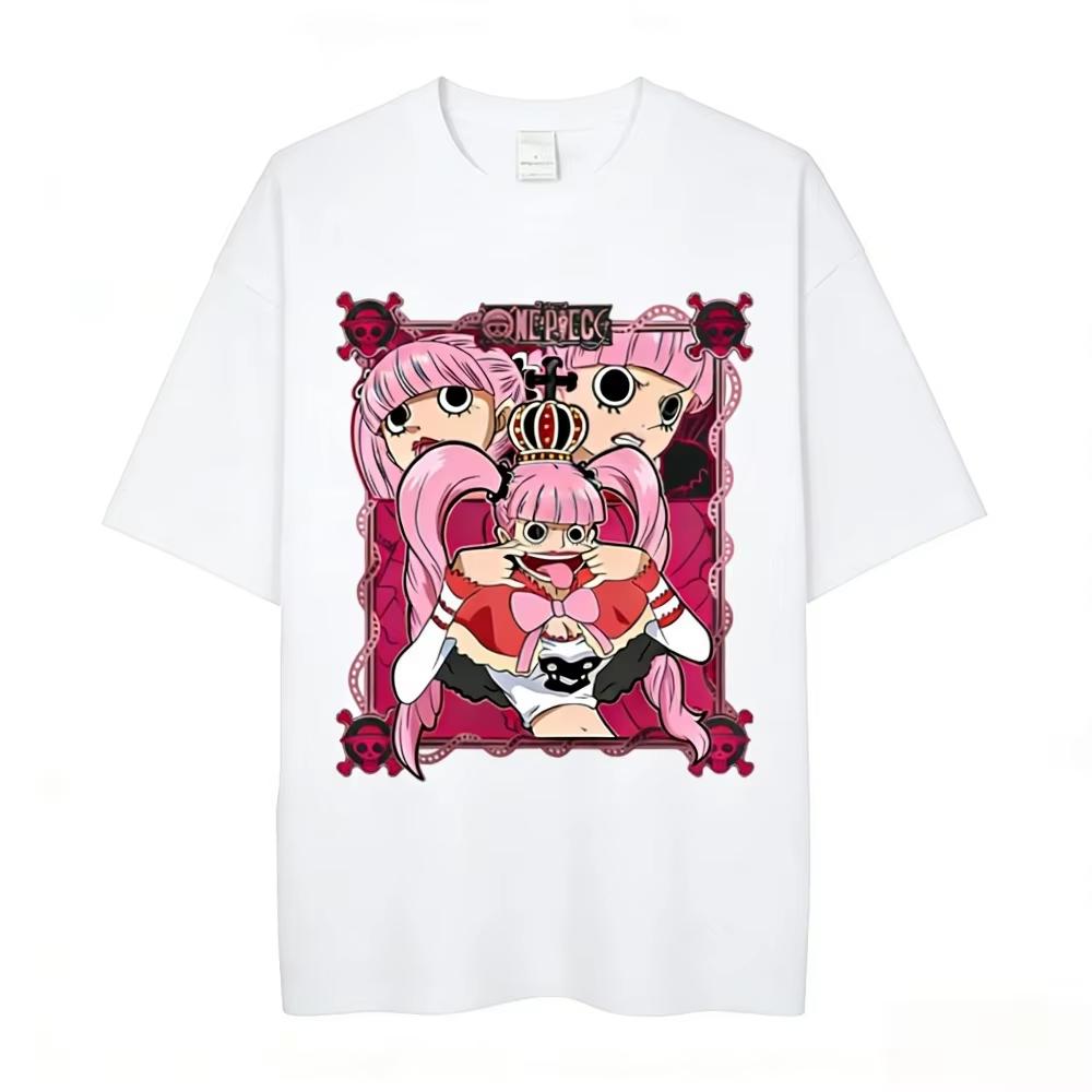 

One Piece Perona Unisex Tshirt 2026 Summer New Popular Anime Print American Trend Casual Unisexs Amd Womens Short Sleeved Top S