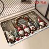 Christmas-themed Floor Mats, Bathroom Anti-slip Mats, Santa Claus Patterns, Christmas Decorations, Christmas Party Decorations, Room Decorations, Suit