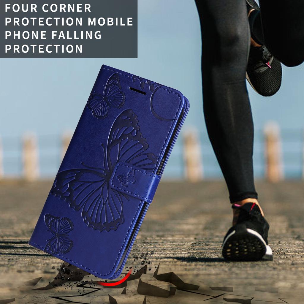 For vivo Y29 4G/vivo T4x 5G/vivo Y300t 5G Wallet Case Floral Butterfly Imprinted Leather Phone Cover Stand