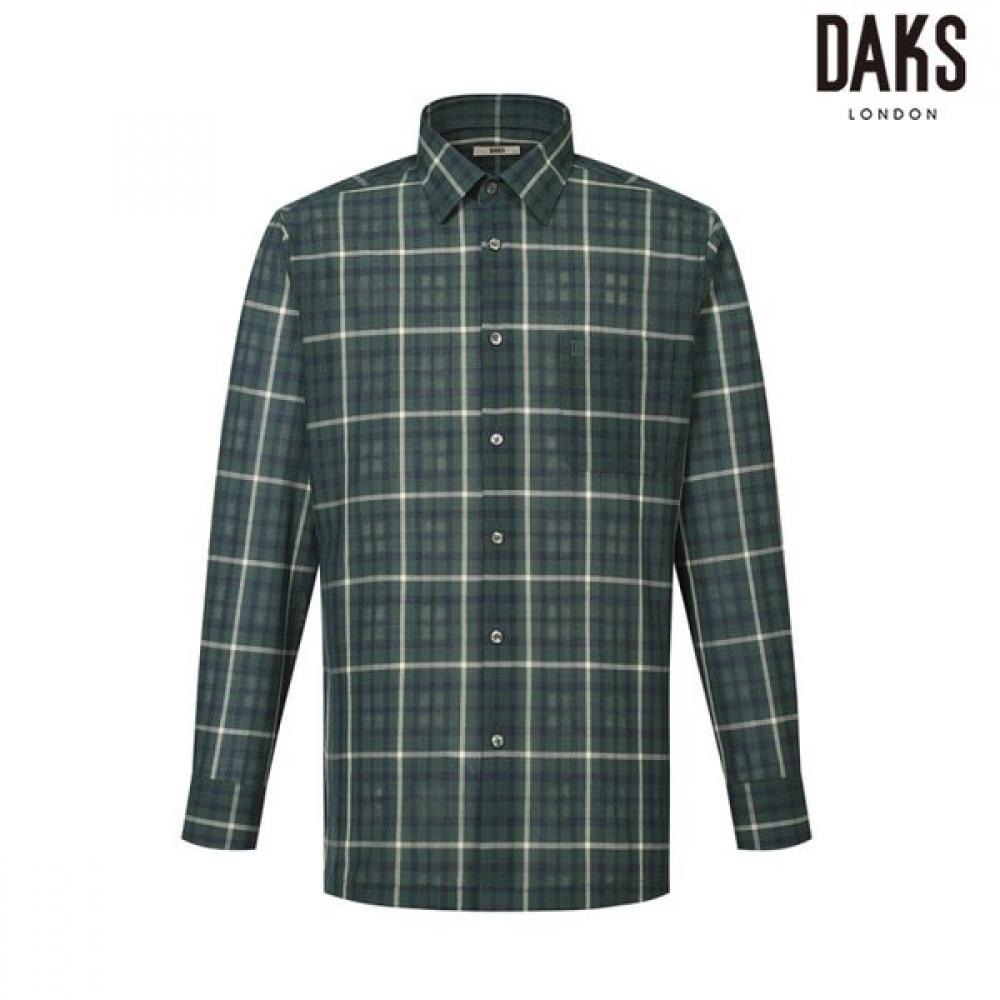 

DakS Men S Wool Blend houSe Check caSual Shirt Regular Fit dmS1Shcl141e1 Blue/95