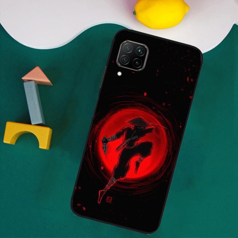 Japan Ninja Samurai Red Sun For Huawei Nova 9 10 SE 8i 11i 12i 12s Y60 Y61 Y70 Y90 Y72 Y73 Y91 P60 Pro P40 P30 Lite Case