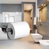 Adhesive Toilet Paper Roll Holder 304 Stainless Steel Wall Mounted Tissue Towel Bath Ball Holder Rack for Kitchen Bathroom