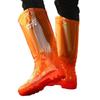 Spring and autumn quick-drying high rain boots, male workers wear river waterproof rain shoes, integrated seamless mesh-free wading boots, water shoes