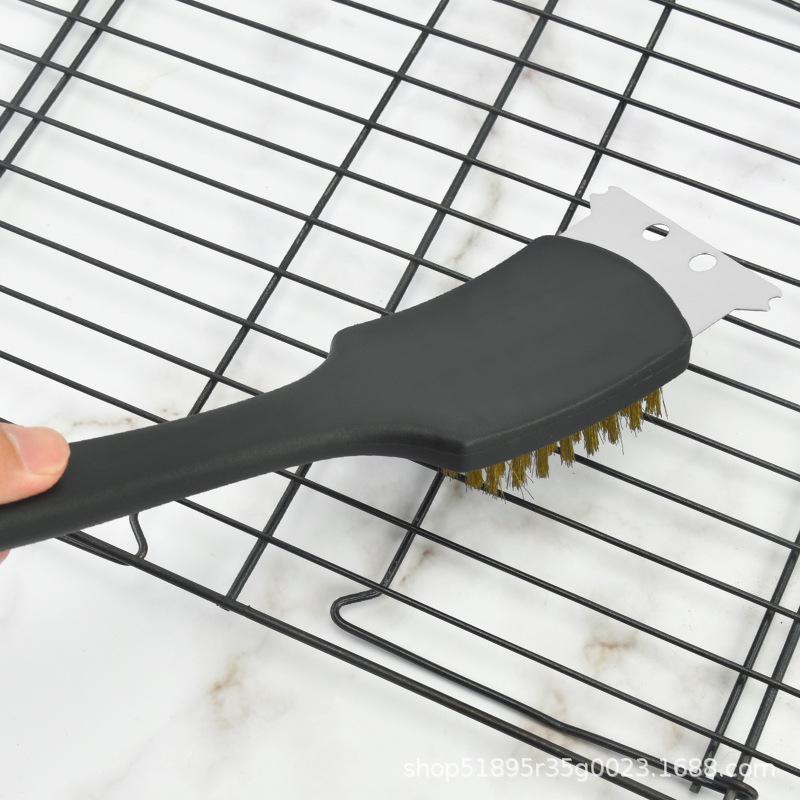Kitchen Accessories BBQ Brush Barbecue Grill Brush Stainless Steel Wire Bristles Scraper BBQ Grate Cleaner BBQ Accessories Tools