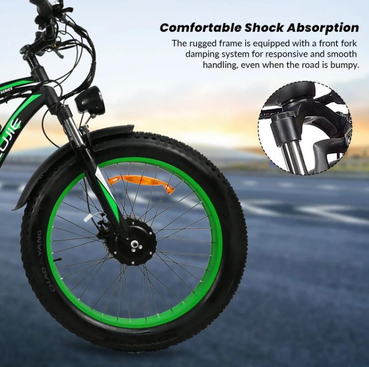 2026 New BLJ DP-2602 2000W Dual Motor 48V 23AH Battery Hydraulic Brake, Aluminum Alloy Frame, Adult Electric Bicycle.