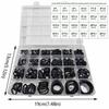 400Pcs 24 Sizes Rubber O-Ring Gasket Heat-resistant Air Conditioning Compressor Seals  Auto Repair