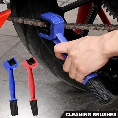 Motorrad-Kettenbürstenreiniger, Kunststoff, Fahrrad-/Moto-Bürste, sauberer Kettenreiniger, Outdoor-Schrubber, Straßenpflege-Werkzeug, Motorradteile