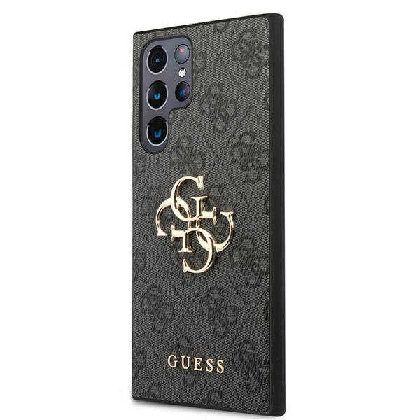Hülle für Samsung Galaxy S22 Ultra Guess Hardcase 4G Grau