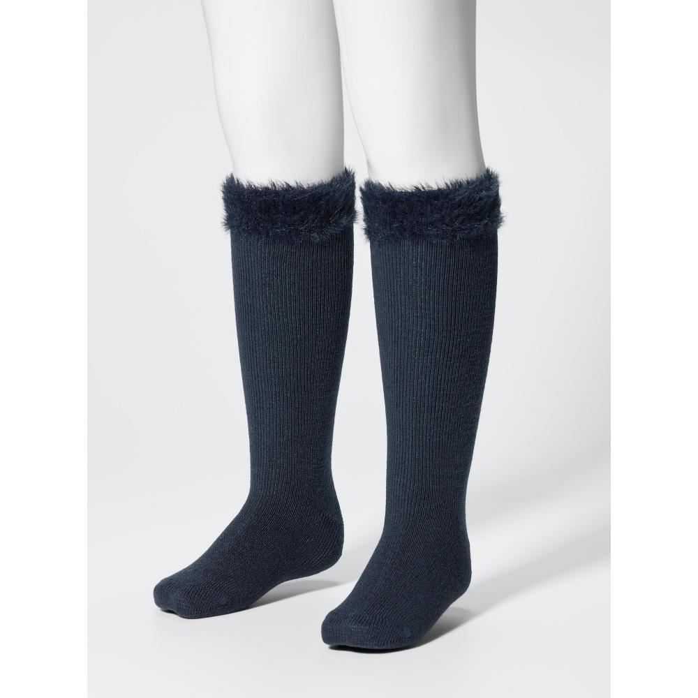 Uniqlo Girls Heattech High Socks  2 Pack
