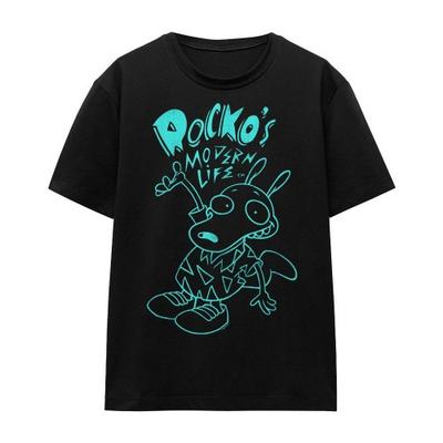 Rocko's Modern Life Unisex Adult Neon T-Shirt